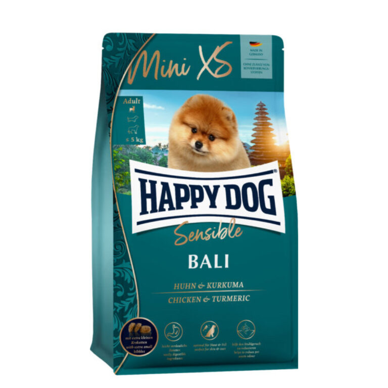 Happy Dog Mini XS Sensible Bali M/Kylling & Gurkemeje