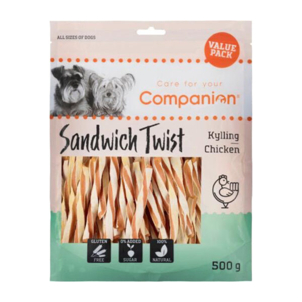 Companion Sandwich Twist Økonomikøb 500 g