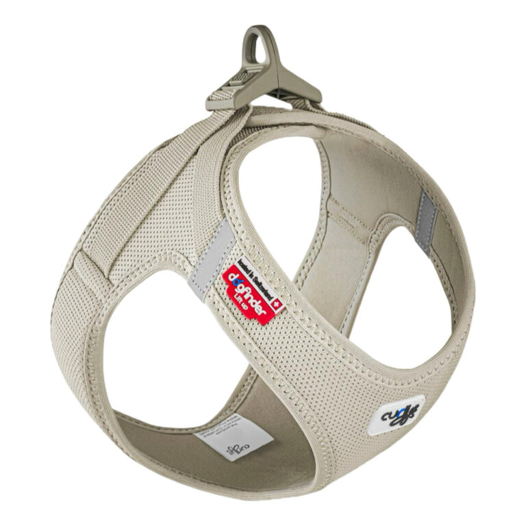 Curli Air-Mesh Vest Step-In Hundesele Beige