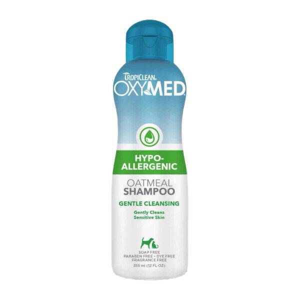 Tropiclean OxyMed Hypoallergenic Ekstra Mild Hundeshampoo 355 ml