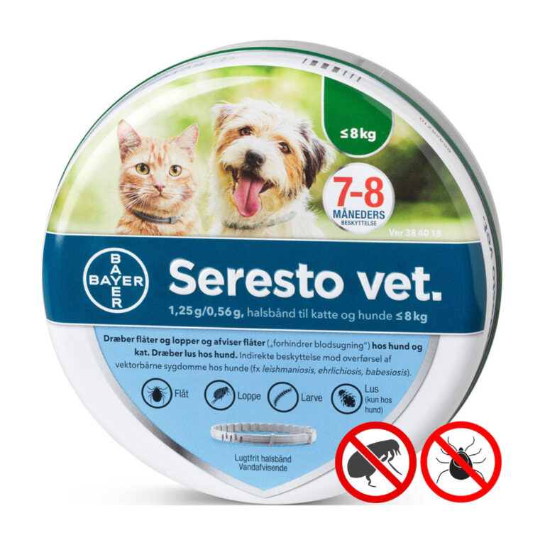 Seresto Halsbånd Imod Lopper Og Flåter Lille Hund