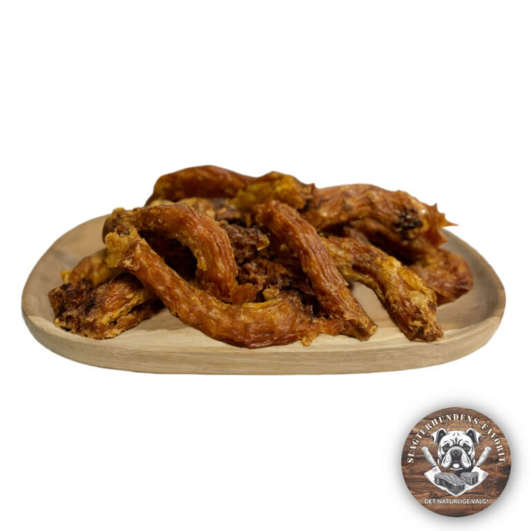 Slagterhundens Gourmet-Snack Kyllingehalse Naturlig Hundesnack 200 g