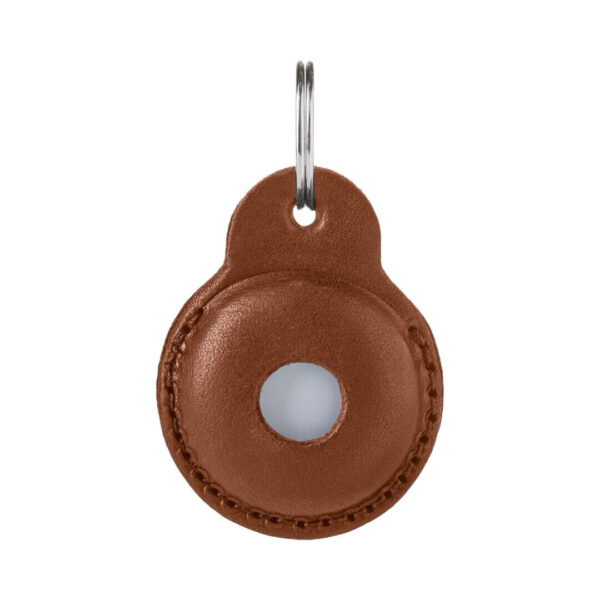 Hunter AirTag Holder Til Hund Cognac Læder - Image 3