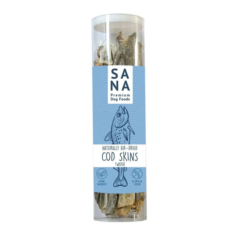 SanaDog Tyggerulle Snoet Torskeskind Natursnack