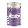 Monster Vådfoder Light Sterilized Gris 400 g