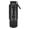 KONG H2O Drikkeflaske Sort Med Integreret Vandskål 740 ml
