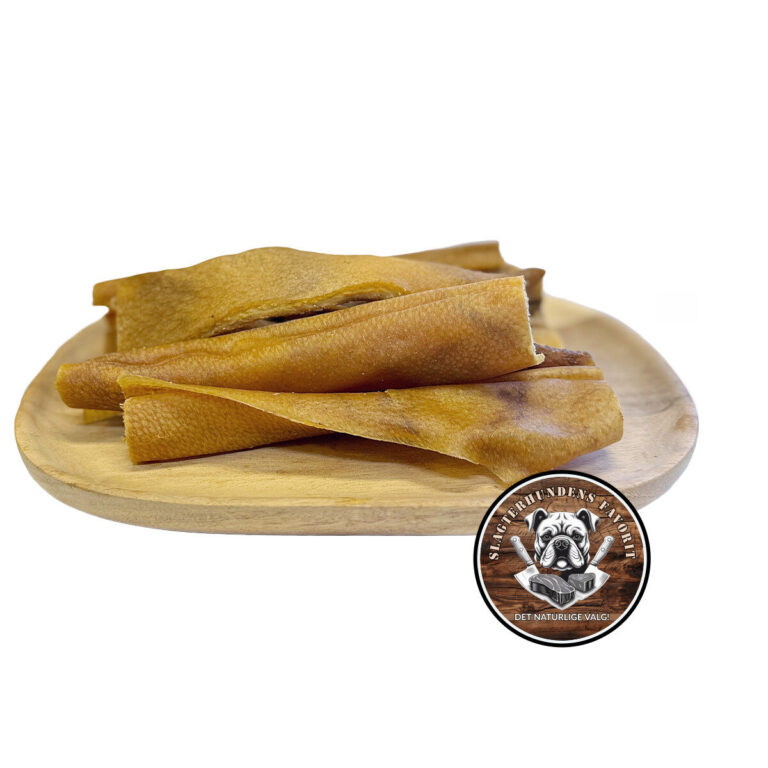 Slagterhundens Gourmet-Snack Vildsvinehud Naturlig Hundesnack 200 g